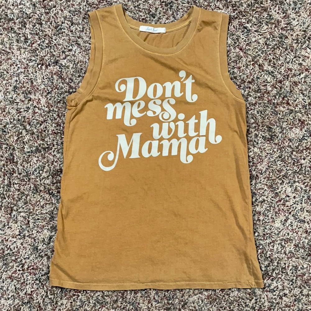 Junk Food “Don’t mess with mama” tank top